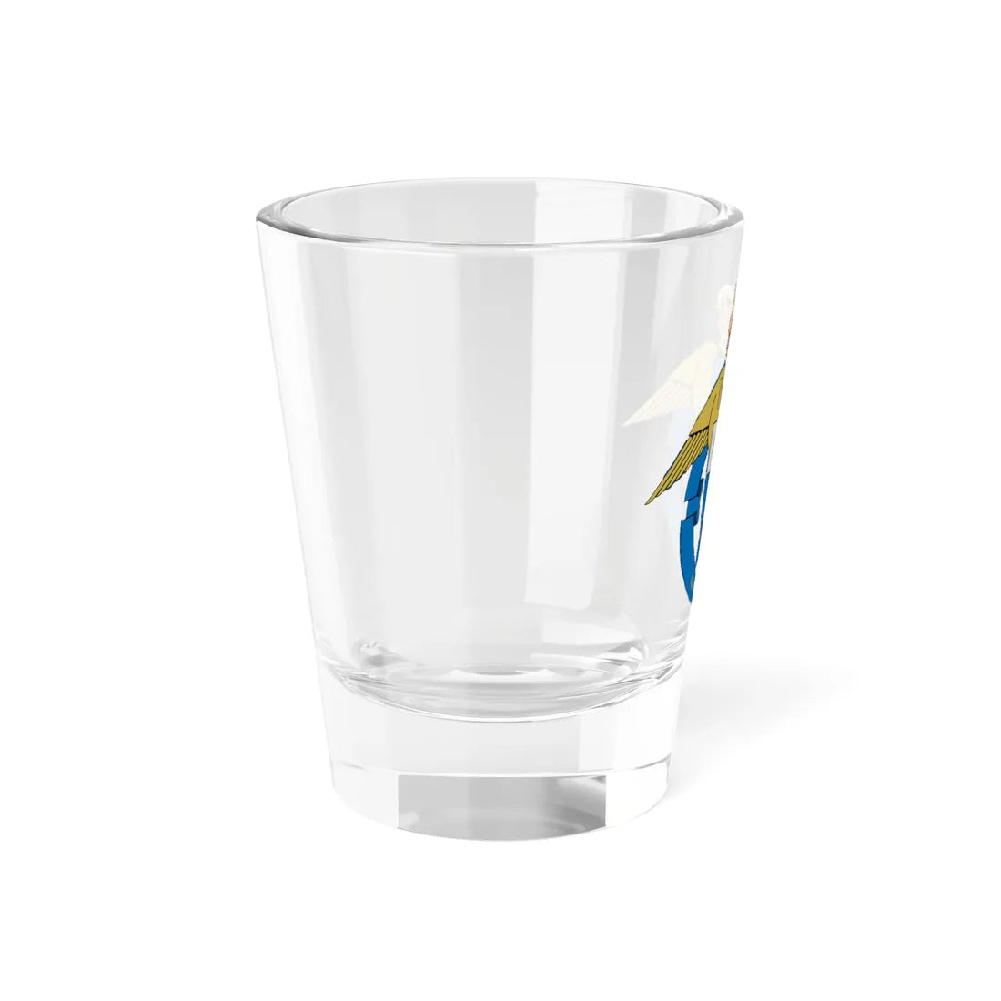 RDAF Mobile Air Control Centre (Denmark) (Coat of Arms) Shot Glass 1.5oz - Go Mug Yourself