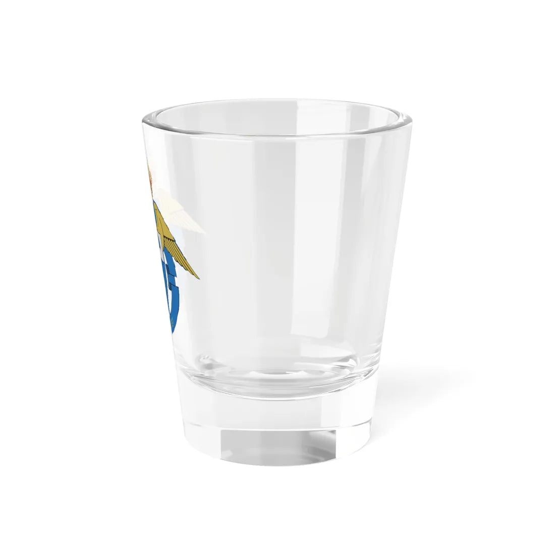 RDAF Mobile Air Control Centre (Denmark) (Coat of Arms) Shot Glass 1.5oz - Go Mug Yourself