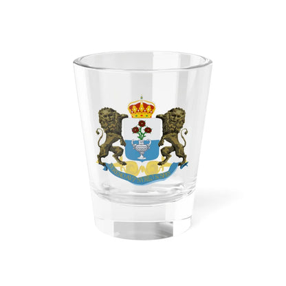 Răducanu Rosettis coat of arms (Algeria) (Coat of Arms) Shot Glass 1.5oz 1.5oz - Go Mug Yourself