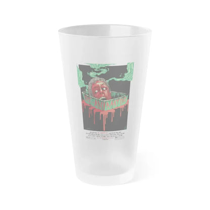 RE-ANIMATOR (ALAMO) 1985 Movie Poster - Frosted Pint Glass 16oz Default Title - Go Mug Yourself