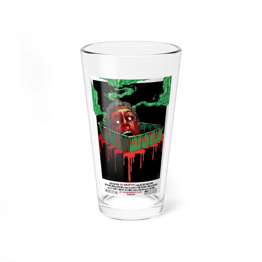 RE-ANIMATOR (ALAMO) 1985 Movie Poster - Pint Glass 16oz-16oz-Go Mug Yourself