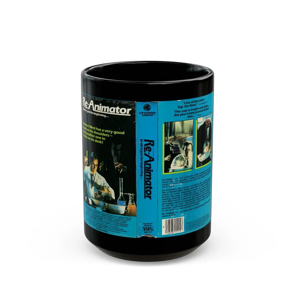 RE ANIMATOR VERSION 2 (VHS COVER) - Black Coffee Mug-15oz-Go Mug Yourself