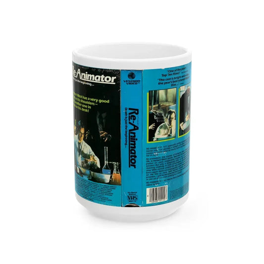 RE ANIMATOR VERSION 2 (VHS COVER) - White Coffee Mug 15oz - Go Mug Yourself