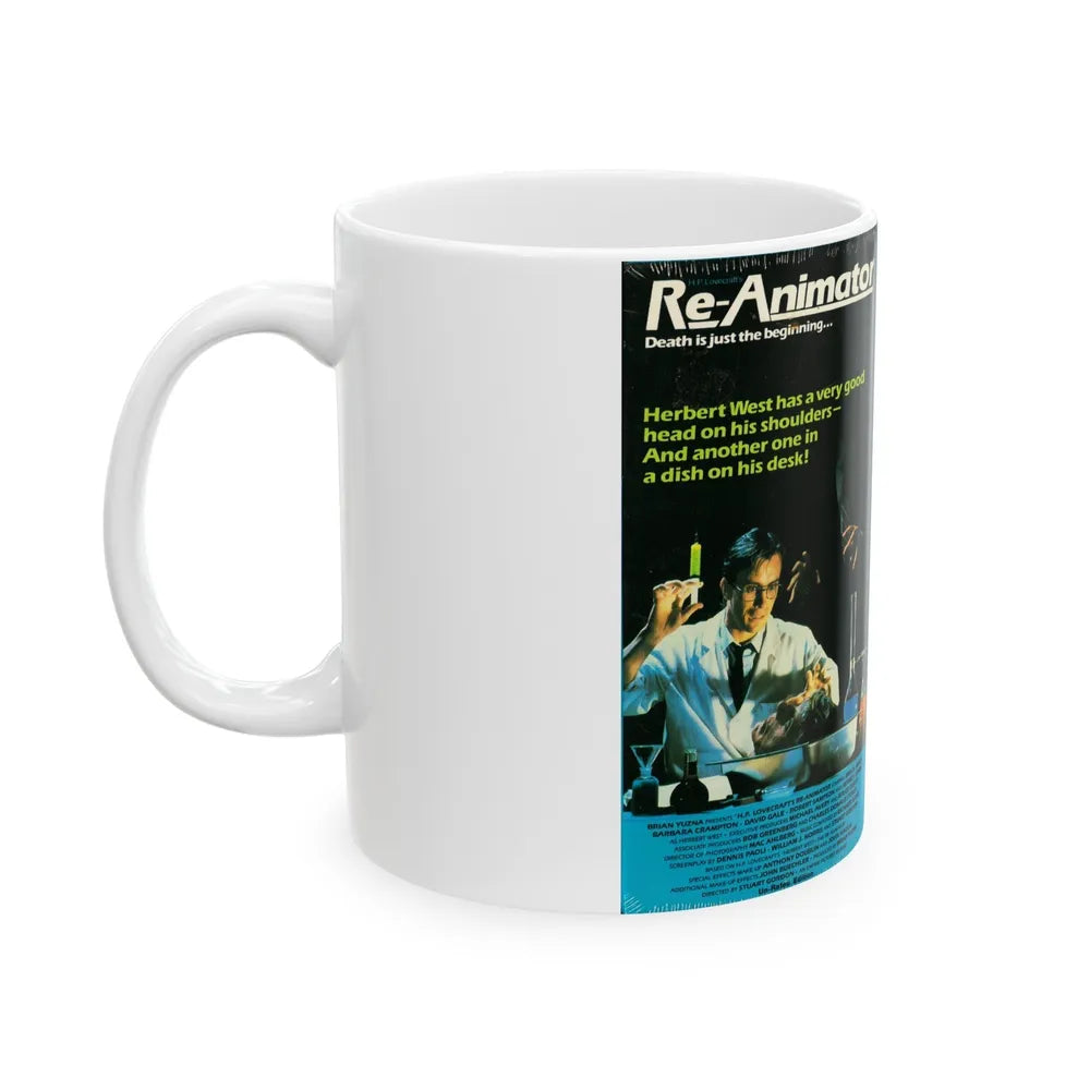 RE ANIMATOR VERSION 2 (VHS COVER) - White Coffee Mug-Go Mug Yourself