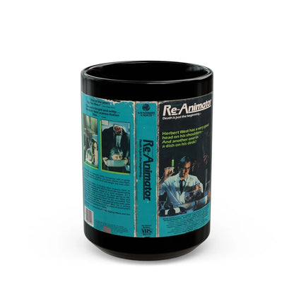 RE ANIMATOR (VHS COVER) - Black Coffee Mug-15oz-Go Mug Yourself