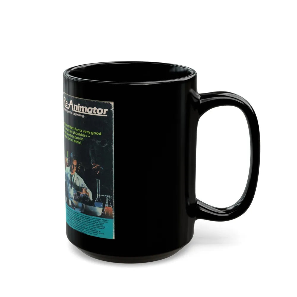 RE ANIMATOR (VHS COVER) - Black Coffee Mug-Go Mug Yourself