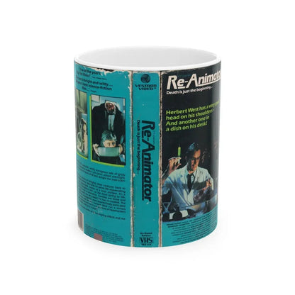 RE ANIMATOR (VHS COVER) - White Coffee Mug 11oz - Go Mug Yourself