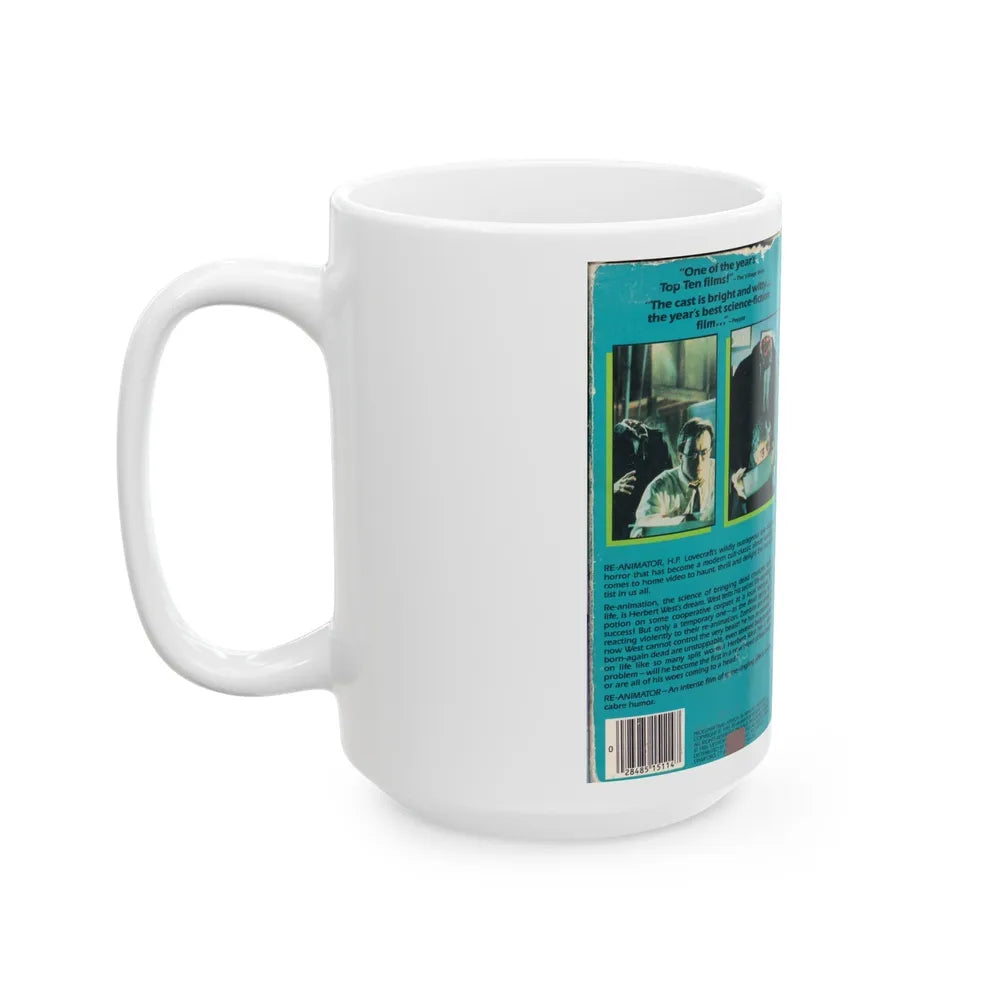 RE ANIMATOR (VHS COVER) - White Coffee Mug-Go Mug Yourself