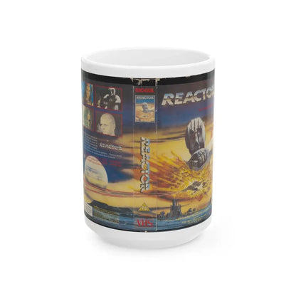 REACTOR (VHS COVER) - White Coffee Mug 15oz - Go Mug Yourself