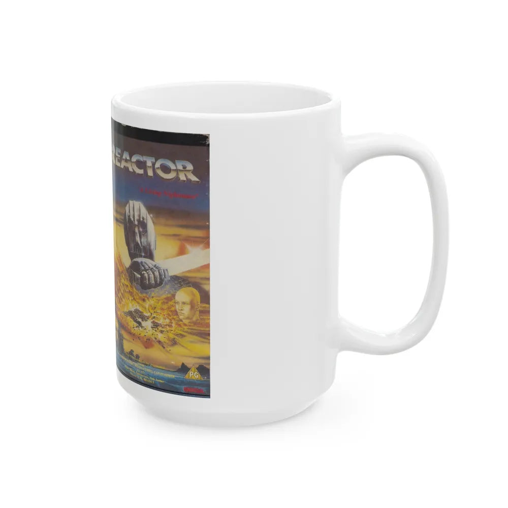 REACTOR (VHS COVER) - White Coffee Mug-Go Mug Yourself