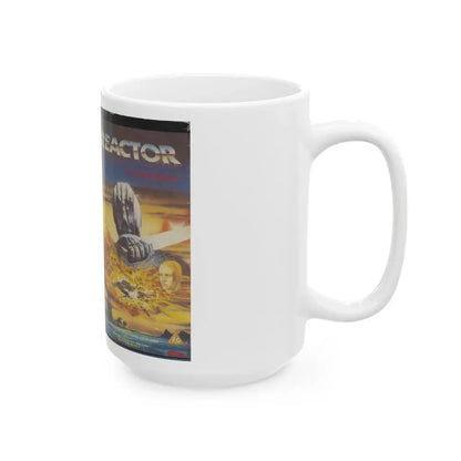REACTOR (VHS COVER) - White Coffee Mug - Go Mug Yourself