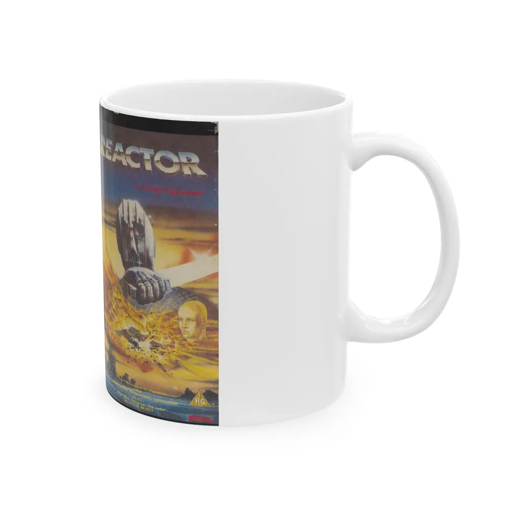 REACTOR (VHS COVER) - White Coffee Mug-Go Mug Yourself