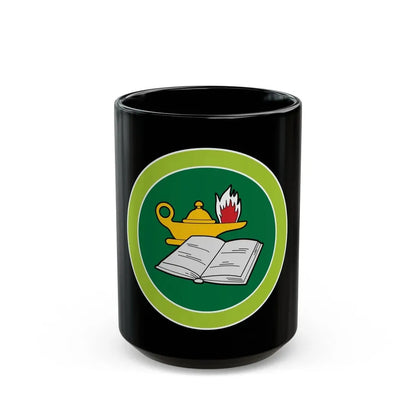 Reading (Boy Scout Merit Badge) Black Coffee Mug 15oz - Go Mug Yourself
