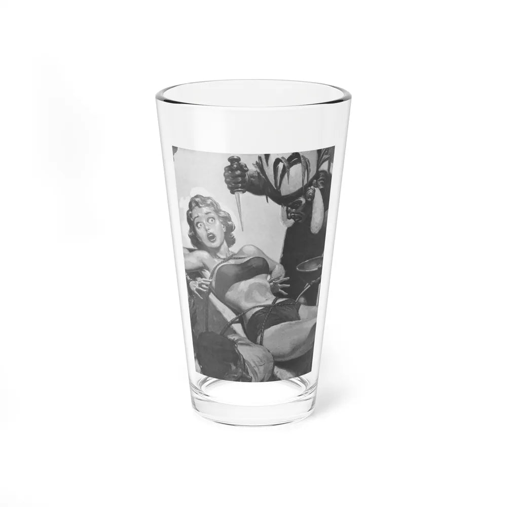 Real-Action-June-1963-3 (Magazine Illustration) Pint Glass 16oz-16oz-Go Mug Yourself