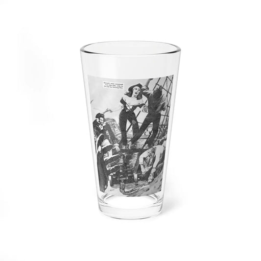 Real-Men-April-1959-2 (Magazine Illustration) Pint Glass 16oz-16oz-Go Mug Yourself