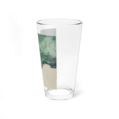 Reap the Wind Wild, Saturday Evening Post interior illustration, April 27, 1940 (Magazine Illustration) Pint Glass 16oz - Go Mug Yourself