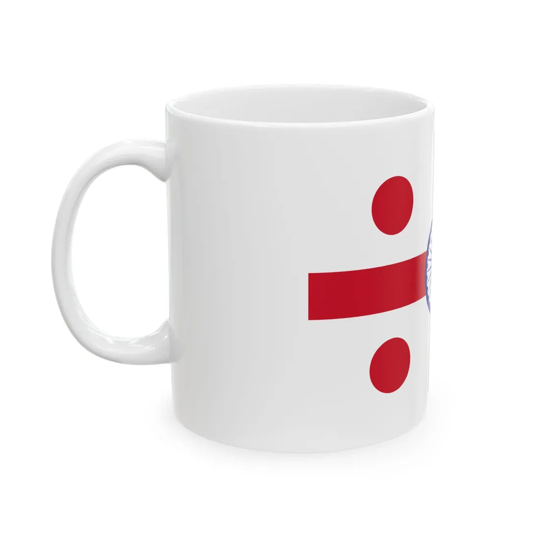Rear-Admiral-ensign-Indian-Navy (India) White Coffee Mug - Go Mug Yourself