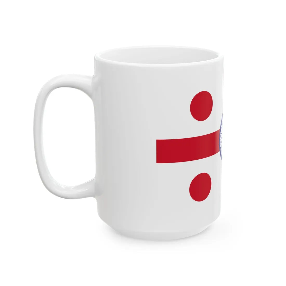 Rear-Admiral-ensign-Indian-Navy (India) White Coffee Mug - Go Mug Yourself