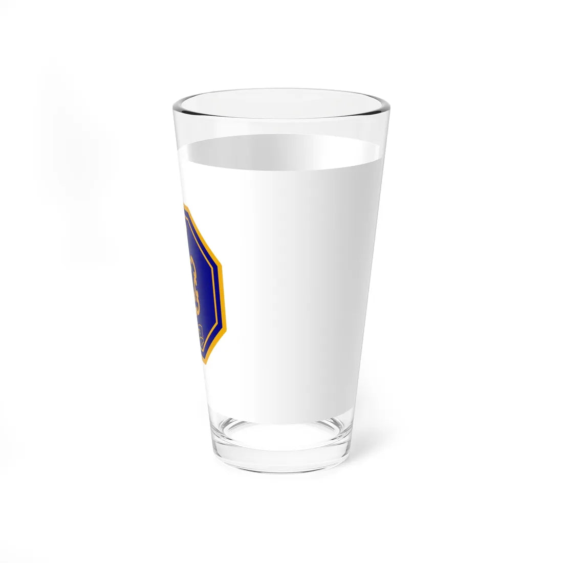 Rear Admiral ensign of Indian Navy (India) Pint Glass 16oz - Go Mug Yourself