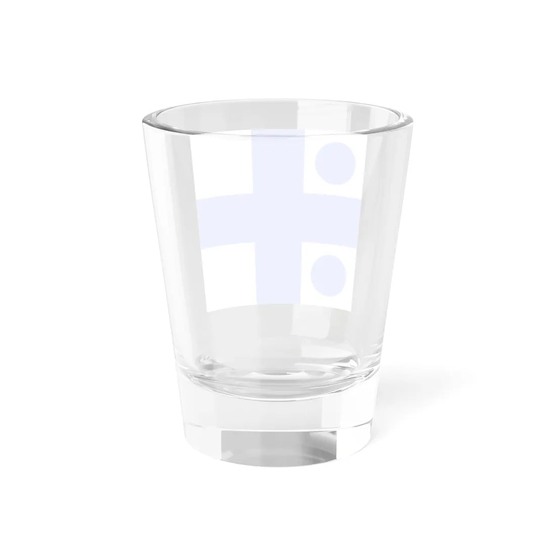 Rear Admirals Flag of Finland 1919 (Finland) Shot Glass 1.5oz - Go Mug Yourself