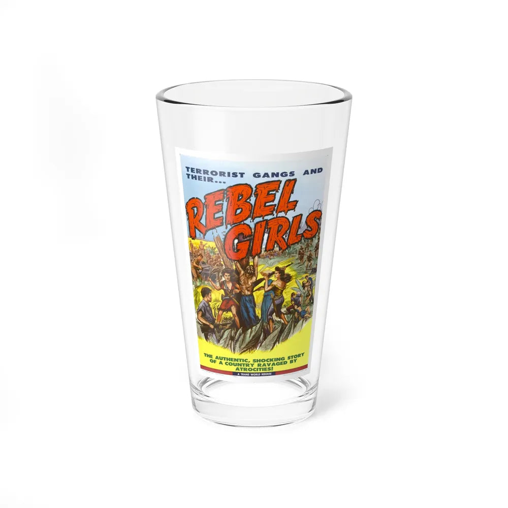 REBEL GIRLS 1960 Movie Poster - Pint Glass 16oz-16oz-Go Mug Yourself