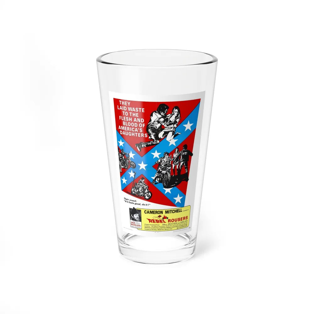 REBEL ROUSERS 1970 Movie Poster - Pint Glass 16oz-16oz-Go Mug Yourself