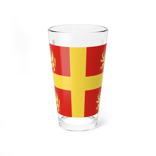 Recanati-Bandiera (Italy) Pint Glass 16oz 16oz - Go Mug Yourself