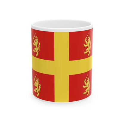 Recanati-Bandiera (Italy) White Coffee Mug 11oz - Go Mug Yourself