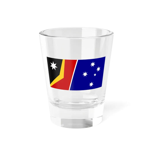 Reconciliation Flag 1995 Australian Flag Proposal (Australia) Shot Glass 1.5oz 1.5oz - Go Mug Yourself