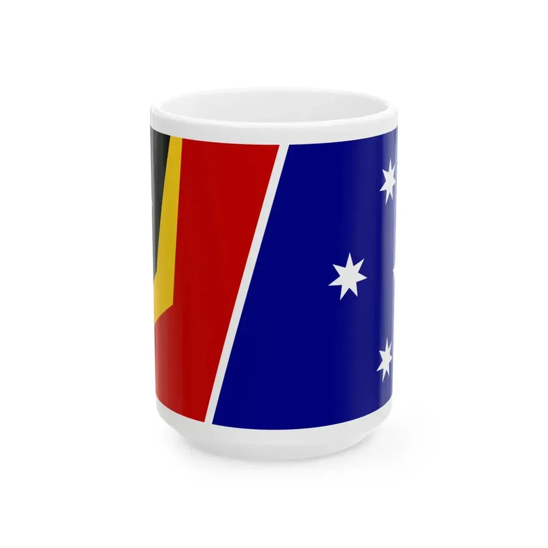 Reconciliation Flag 1995 Australian Flag Proposal (Australia) White Coffee Mug 15oz - Go Mug Yourself
