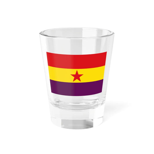 Reconstruccion Comunista RC flag RC alternative (Spain) Shot Glass 1.5oz 1.5oz - Go Mug Yourself