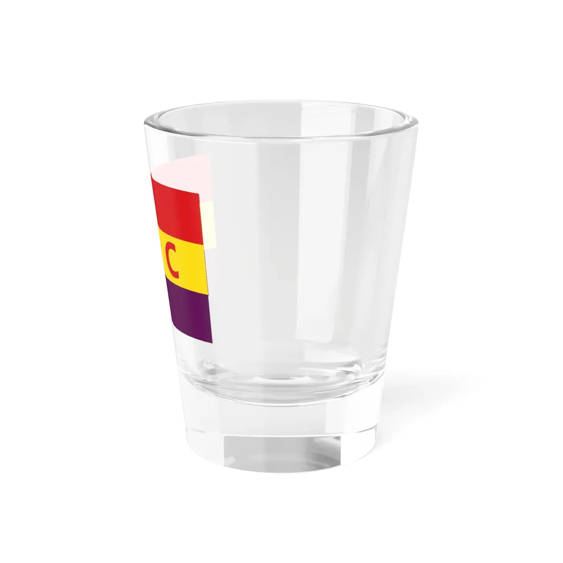 Reconstruccion Comunista RC flag (Spain) Shot Glass 1.5oz - Go Mug Yourself