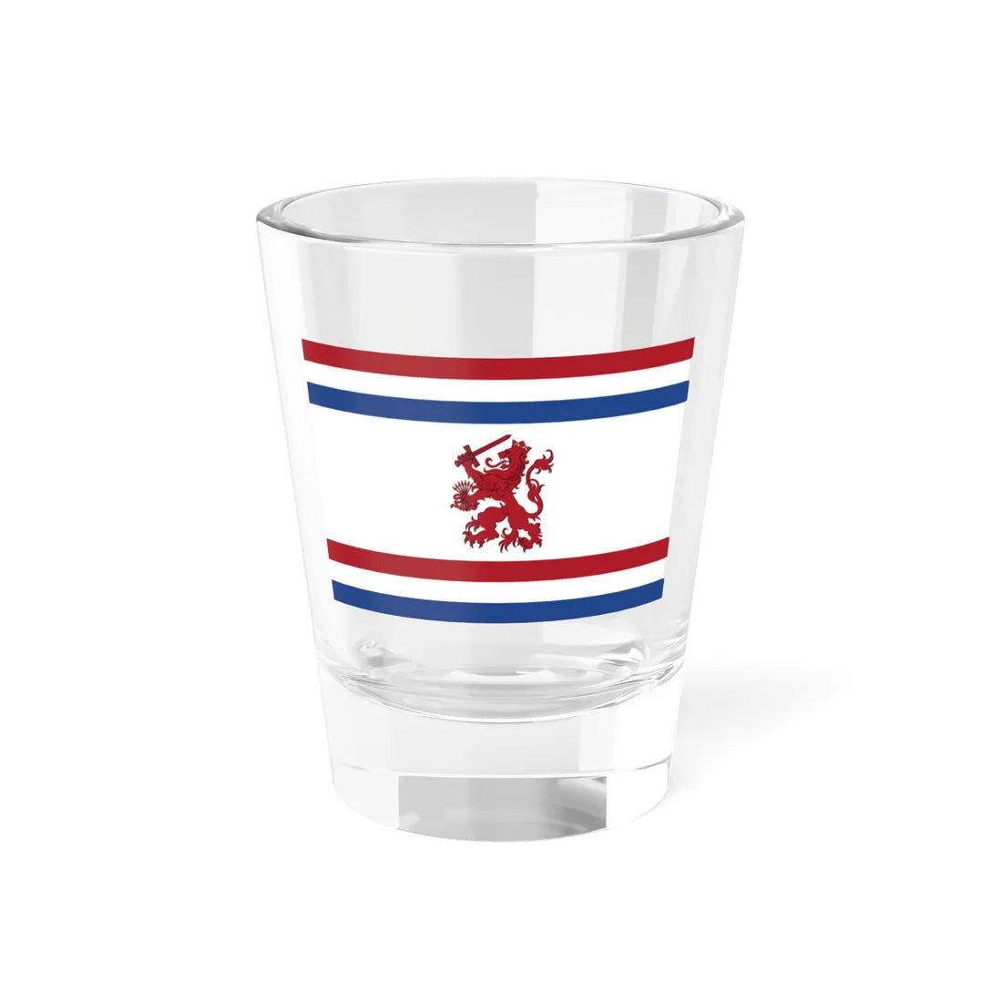 Reconstructie Onderscheidingsvlag Minister van Defensie Nederland KL 1939-1957 (Netherlands) Shot Glass 1.5oz 1.5oz - Go Mug Yourself