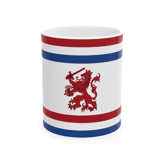 Reconstructie Onderscheidingsvlag Minister van Defensie Nederland KL 1939-1957 (Netherlands) White Coffee Mug 11oz - Go Mug Yourself