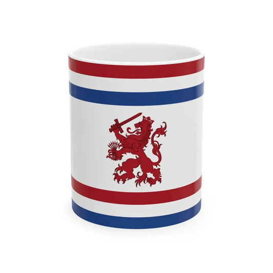 Reconstructie Onderscheidingsvlag Minister van Defensie Nederland KL 1939-1957 (Netherlands) White Coffee Mug 11oz - Go Mug Yourself