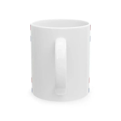 Reconstructie Onderscheidingsvlag Minister van Defensie Nederland KL 1939-1957 (Netherlands) White Coffee Mug - Go Mug Yourself