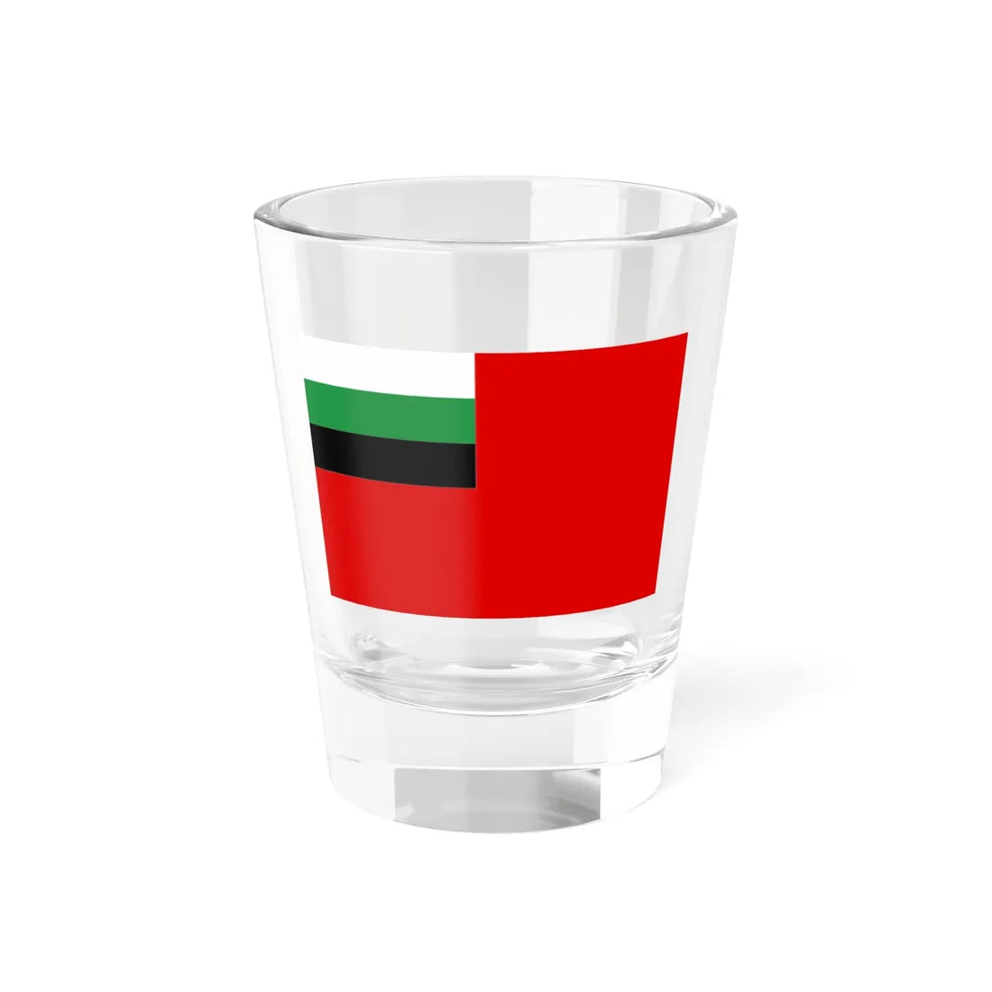 Reconstruction of possible flag of DKRSR (Ukraine) Shot Glass 1.5oz 1.5oz - Go Mug Yourself