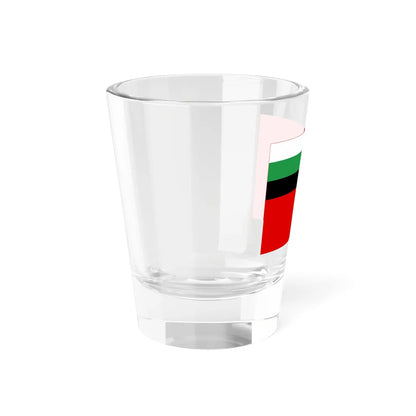 Reconstruction of possible flag of DKRSR (Ukraine) Shot Glass 1.5oz - Go Mug Yourself