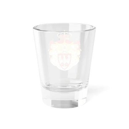 Reconstruction of the Grand Coat of Arms of the Crown of the Polish Kingdom (Poland) (Coat of Arms) Shot Glass 1.5oz - Go Mug Yourself