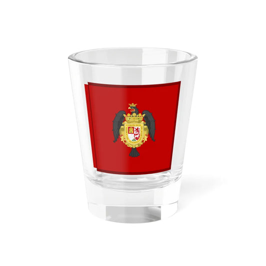 Recreated Guidon of Council of the Mesta Francos Era (Spain) Shot Glass 1.5oz 1.5oz - Go Mug Yourself