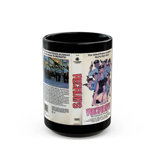 RECRUITS (VHS COVER) - Black Coffee Mug 15oz - Go Mug Yourself