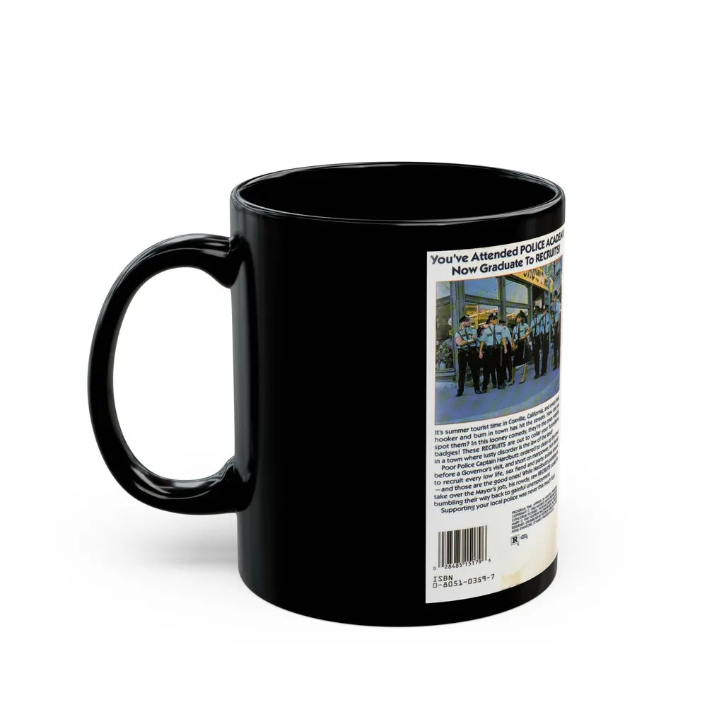 RECRUITS (VHS COVER) - Black Coffee Mug-Go Mug Yourself