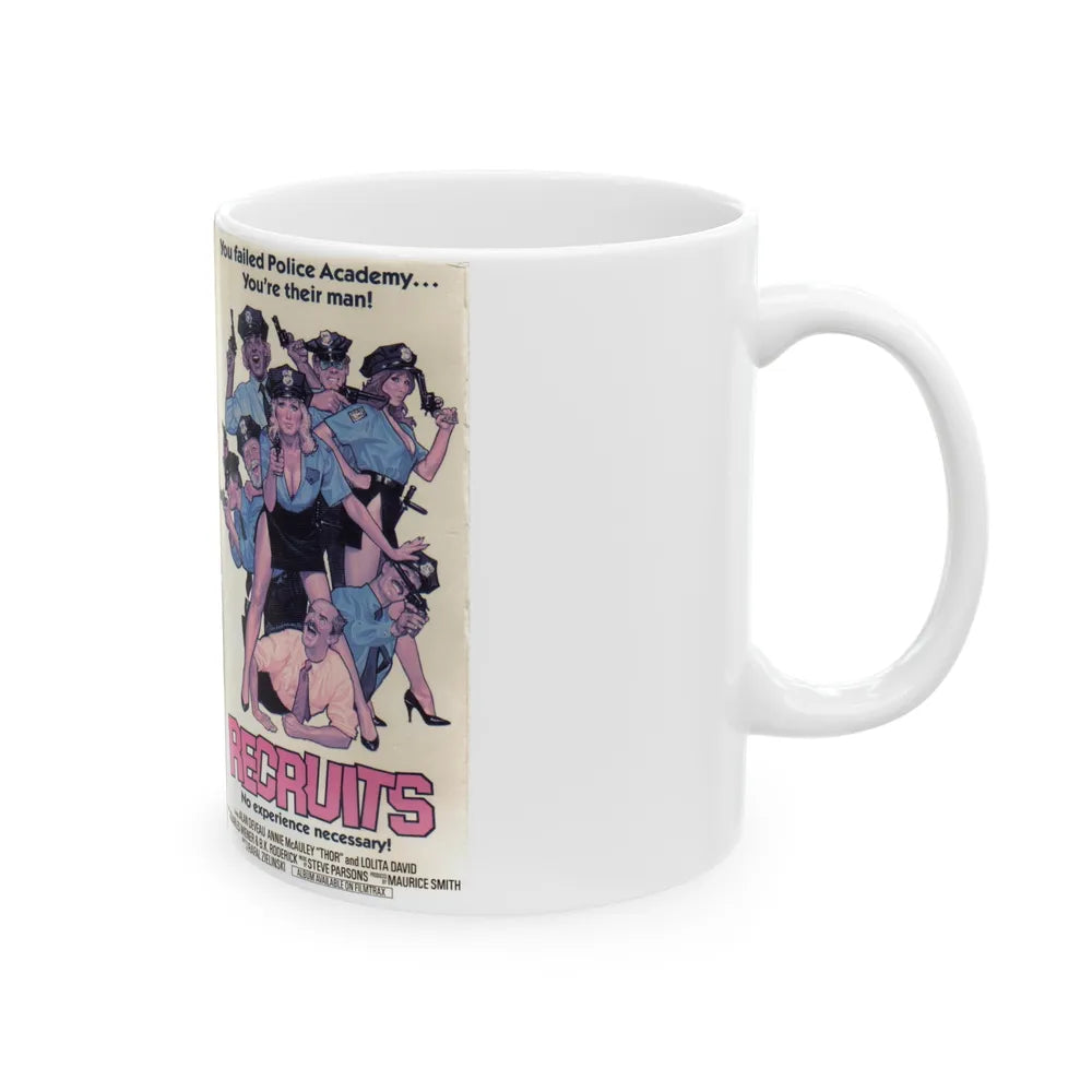 RECRUITS (VHS COVER) - White Coffee Mug-Go Mug Yourself