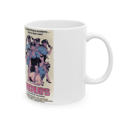 RECRUITS (VHS COVER) - White Coffee Mug-Go Mug Yourself