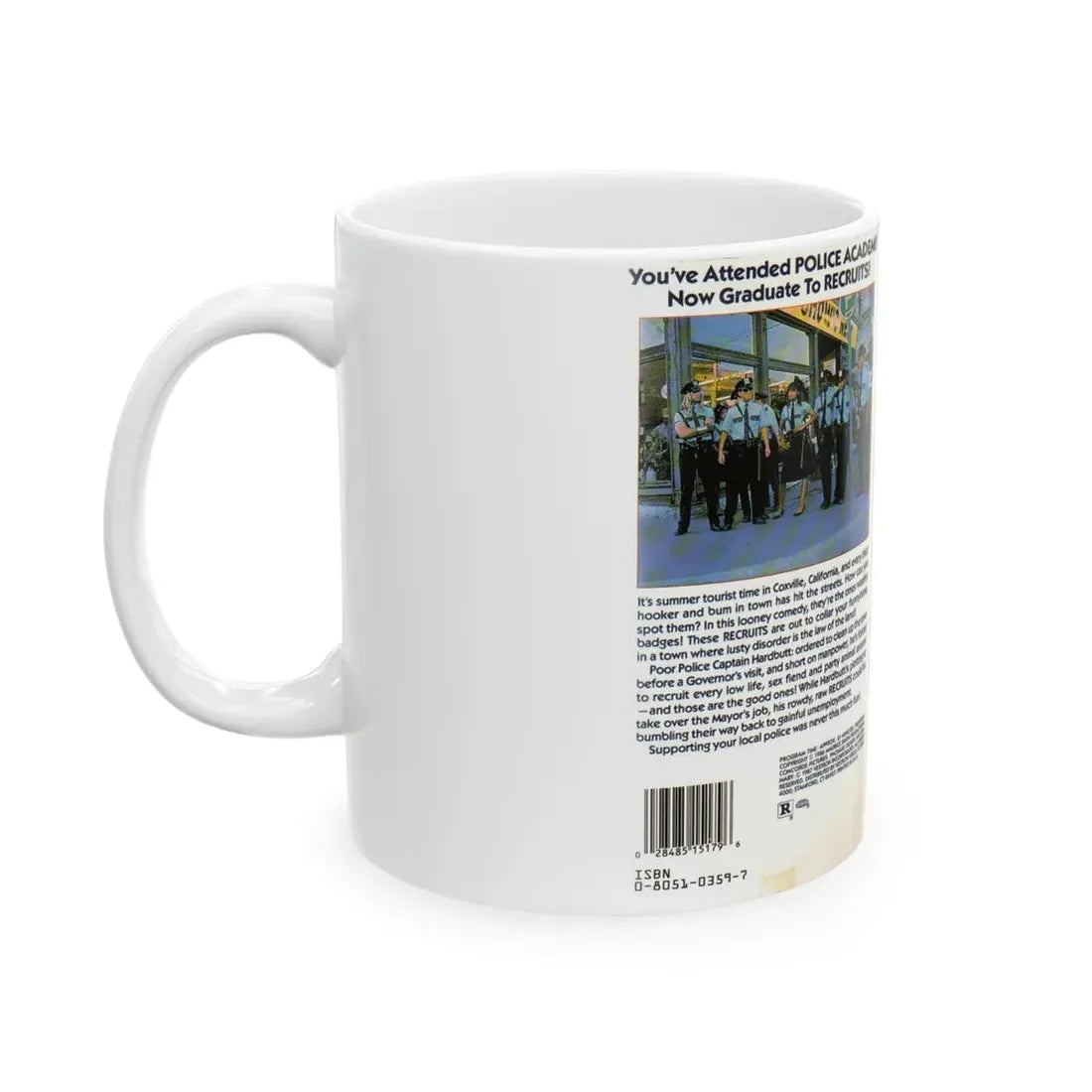 RECRUITS (VHS COVER) - White Coffee Mug - Go Mug Yourself