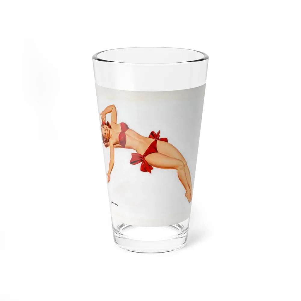 Red and Delicious (Magazine Illustration) Pint Glass 16oz-16oz-Go Mug Yourself