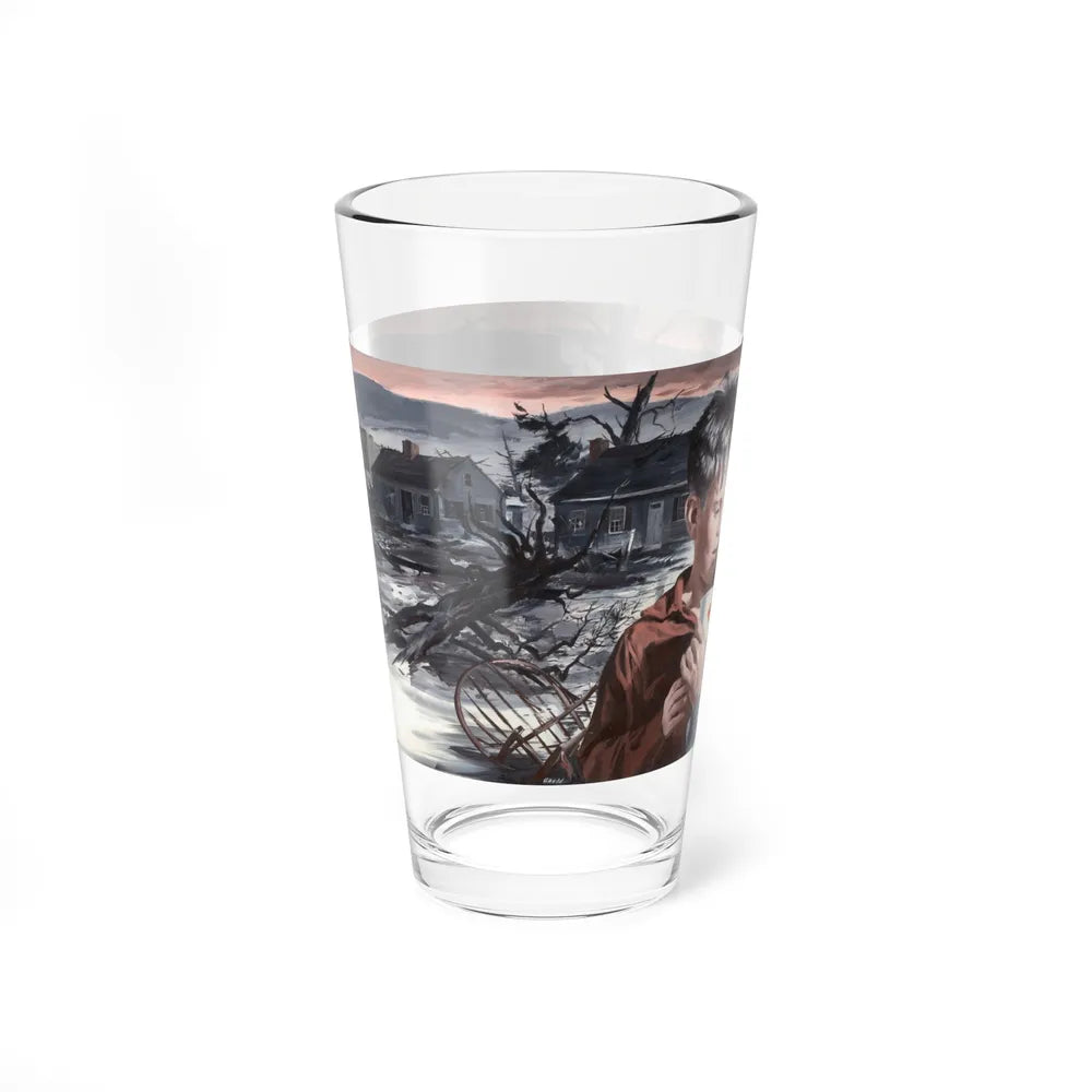 Red Cross Disaster Aid (Magazine Illustration) Pint Glass 16oz-16oz-Go Mug Yourself