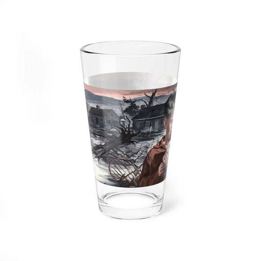 Red Cross Disaster Aid (Magazine Illustration) Pint Glass 16oz-16oz-Go Mug Yourself