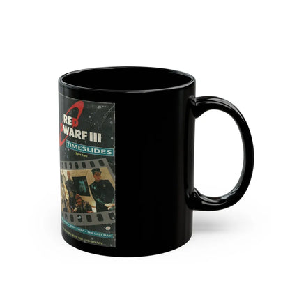 RED DWARF 3 TIMESLIDES (VHS COVER) - Black Coffee Mug-Go Mug Yourself