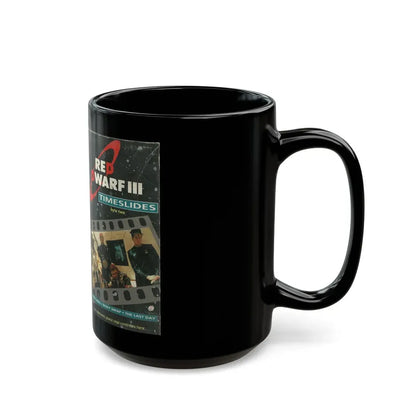 RED DWARF III TIMESLIDES (VHS COVER) - Black Coffee Mug - Go Mug Yourself
